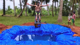 Swimming Pool செய்யலாம் வாங்க | Homemade Swimming pool Making | Mr.suncity...