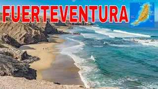 Beautiful Fuerteventura Canary Islands Spain AERIAL DRONE 4K VIDEO