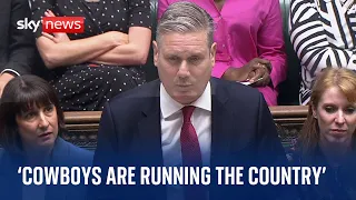 PMQs: Sunak and Starmer clash over concrete chaos in schools