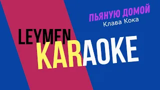 ПЬЯНУЮ ДОМОЙ | КАРАОКЕ | КАВЕР | ОЛЕГ ЛЕЙМАН | КЛАВА КОКА