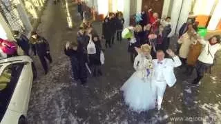 Свадебный клип аэросъемка