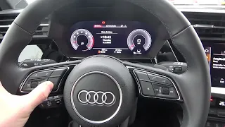 Steering Wheel Buttons Description for Audi A3 8Y (2020 - ...) - Buttons on Steering Wheel