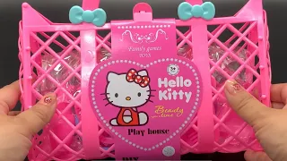 6 Minutes Satisfying with Unboxing Hello Kitty Beauty Set Bag ASMR (no music)