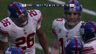 Madden NFL 19 | New York Giants vs New England Patriots