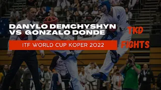 Danylo Demchyshyn (blue) vs Gonzalo Donde (red) Semifinal +87 kg | ITF World Cup 2022