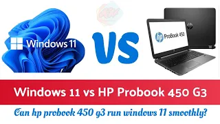 Windows 11 Vs Hp Probook 450 G3 @khcomputers