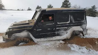 Ренж и Гелик встряли, Гранд в OFF ROAD на докатке, шиномонтаж в метель