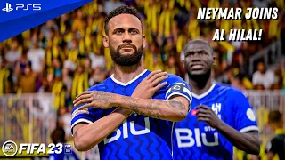 FIFA 23 - Al Hilal vs. Al Ittihad - Saudi Pro League 23/24 Ft. Neymar & Benzema | PS5™ [4K60]