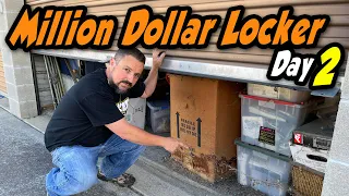 Day 2 at the Million Dollar Locker, and it's INCREDIBLE! Best unit ever bought, and only cost $1