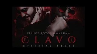 Prince Royce ft. Maluma - El Clavo Remix - Letra español - English Lyrics