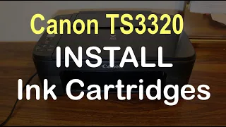 Canon TS3320 Ink Cartridge Replacement review.