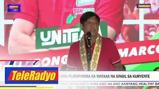 Dating Sen. Marcos inilatag ang plataporma sa mataas na singil sa kuryente | 22 April 2022