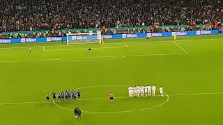 UEFA Euro 2020 Semi Finale -Italy vs Spain -  Penalty Shootout Wembley Stadium 06/07/2021