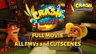 Crash Bandicoot 3: Warped (N. Sane Trilogy) FULL MOVIE - All FMVs and Cutscenes