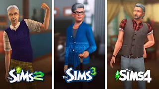 Старость (Пожилые персонажи) в The Sims / Сравнение 3 частей