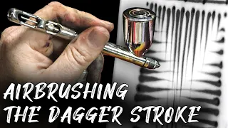 How to Airbrush Dagger Strokes