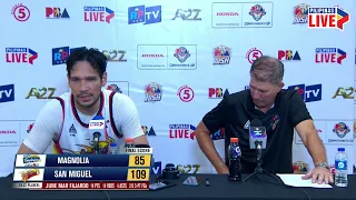 June Mar Fajardo finals G2 post-game interview | PBA Season 48 Commissioner's Cup