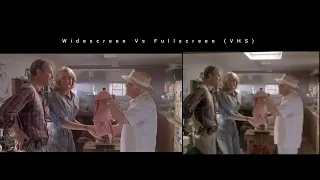 Jurassic Park 1993 /aspect ratio comparison widescreen vs fullscreen VHS/ 3