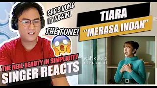 Tiara Andini - Merasa Indah (Official Lyric Video) | SINGER REACTION