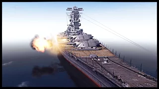 Biggest Battleship Ever Built - IJN Yamato vs USS Iowa | Men of War Assault Squad 2 Mod Gameplay