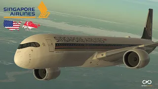 [World Longest Flight] Infinite Flight: Singapore (SIN) To New York (JFK) | Singapore Airlines A359