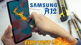 Samsung A12 All test Fire test🔥 water test 💧