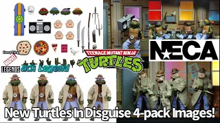 New NECA Cartoon TMNT Turtles In Disguise 4-pack Official Images!
