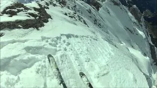 Gran Vernel (Dolomiti), sci ripido sulla parete Nord-Ovest