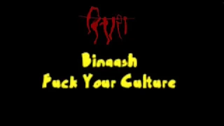 Binaash - Fuck Your Culture (Lyrics video)