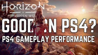 Horizon Forbidden West PS4 Gameplay Performance | How Does Horizon 2 Play on PS4?