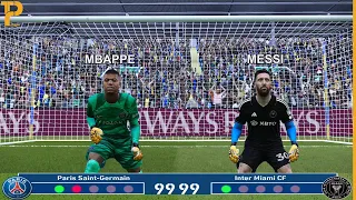 Goalkeeper Mbappe 99 vs 99 Goalkeeper Messi | Longest Penalty Shootout #1millionviews