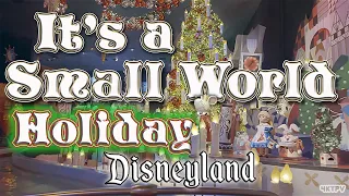It's a Small World Holiday | Disneyland, Fantasyland | POV complete ride!