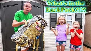 Opening Abandoned Backpack Found in Tiny House!!!