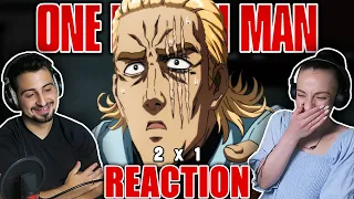 One Punch Man 2x1 REACTION! | "Return of the Hero"