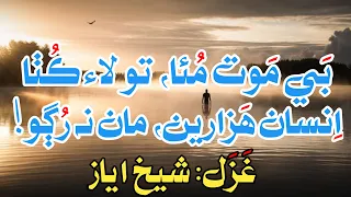 Be Maot Mua To Laye Kutha | Sindhi Poetry | Ghazal | Shaikh Ayaz @WiseWaves0