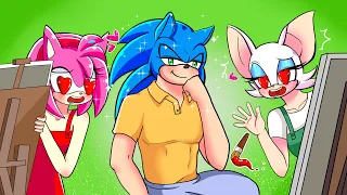 Dally life of Sonic - Sonic As a Model | Sonic The Hedgehog 2 Animation | Sonic Life Stories
