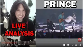 British guitarist analyses Prince's iconic 2007 performance at Super Bowl XLI!