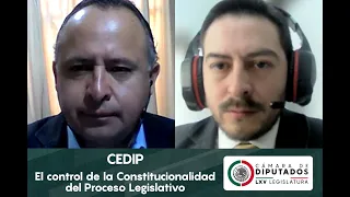 EN VIVO / Curso: El Control de la Constitucionalidad del Proceso Legislativo