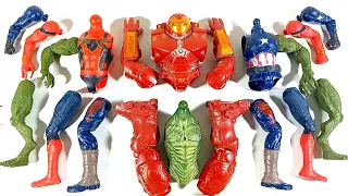 Assemble Marvel's Toys Hulk Buster Vs Spider-Man Vs Captain America Vs Lizard Avengers