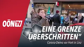 Entsetzen nach Corona-Demonstration vor Schülerhort in Linz