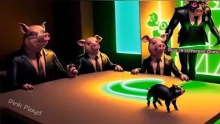 Pink Floyd - Pigs (Three Different Ones) | (AI Music Video)