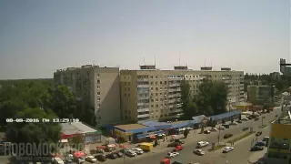 Timelapse 08-08-2016 - Новомосковск, Украина