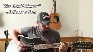 My cover of "The World I Know" by Collective Soul