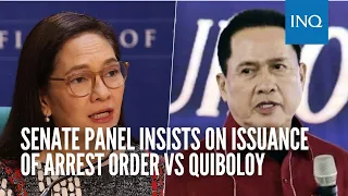 Senate panel insists on issuance of arrest order vs Quiboloy