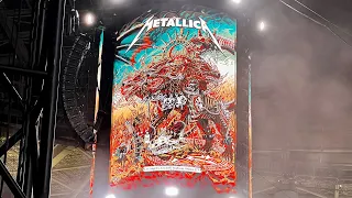 Metallica playing “For Whom the Bell Tolls” at SoFi Stadium on 8/27/2023