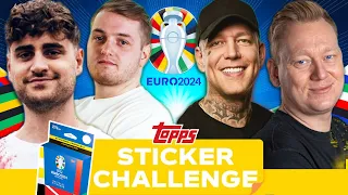 EM STICKER CHALLENGE 🤩 PACK OPENING mit MONTE, ELI & TRYMACS 🤗