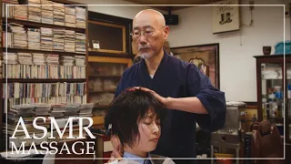 【ASMR】Japanese traditional barber_Massage