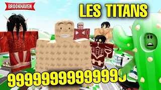 CACTUS ENVAHI PAR 999999999999 TITANS SUR BROOKHAVEN (OMG) ! ROBLOX - BROOKHAVEN RP