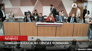 24/04/2019 09:30 - Comissão de Educação, Ciência e Tecnologia