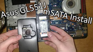 Asus GL551J mSATA Install